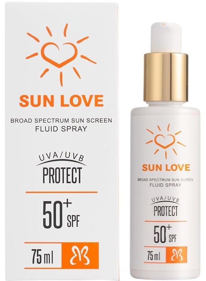 SUN LOVE Sun Screen Fluid Spray 50+Spf 75Ml - Image 2