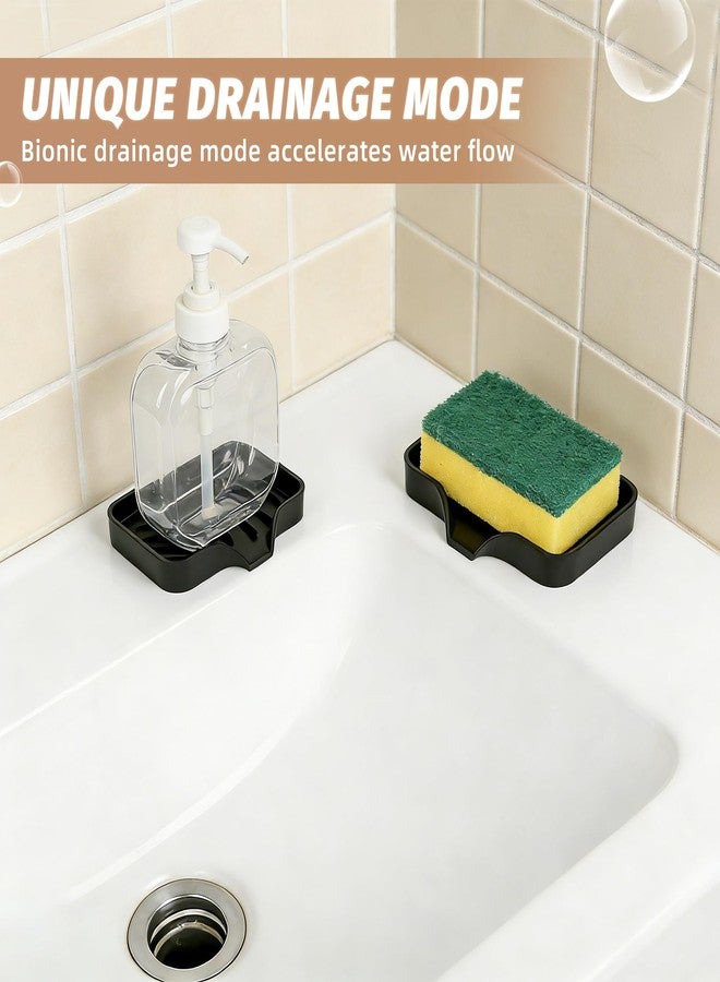 Emlim 2-Pack Self-Draining Silicone Soap Dish - Anti-Slip Bar Soap Holder for Shower, Bathroom & Kitchen - Image 3