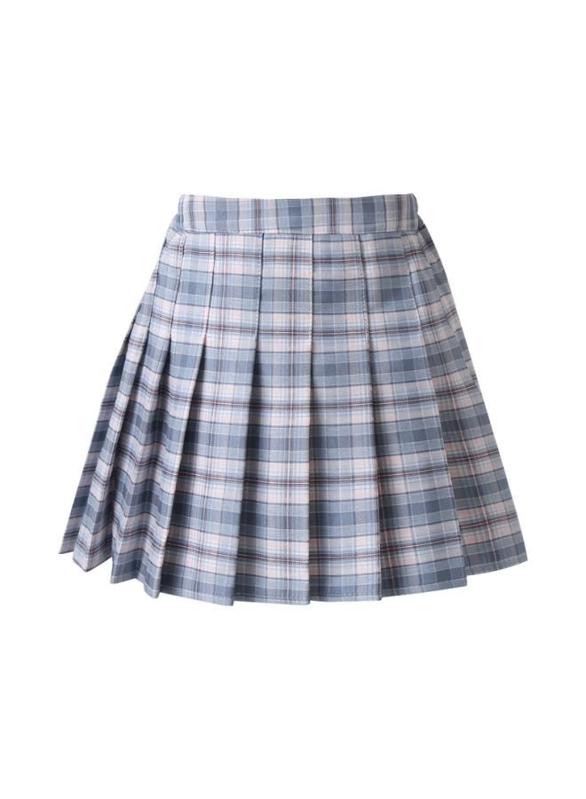 Children's Clothing New Korean Style Plaid Skirt For Middle And Big Children And Girls Summer Baby Waist Skirt Children's Pleated Skirt Costume 