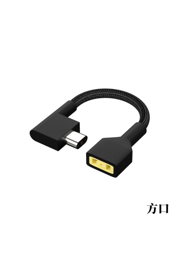 Suitable For Lenovo Square Port 7406/5.5 Female To Razer 3pin For Razer Lightning 3 Power Extension Cable - Image 1