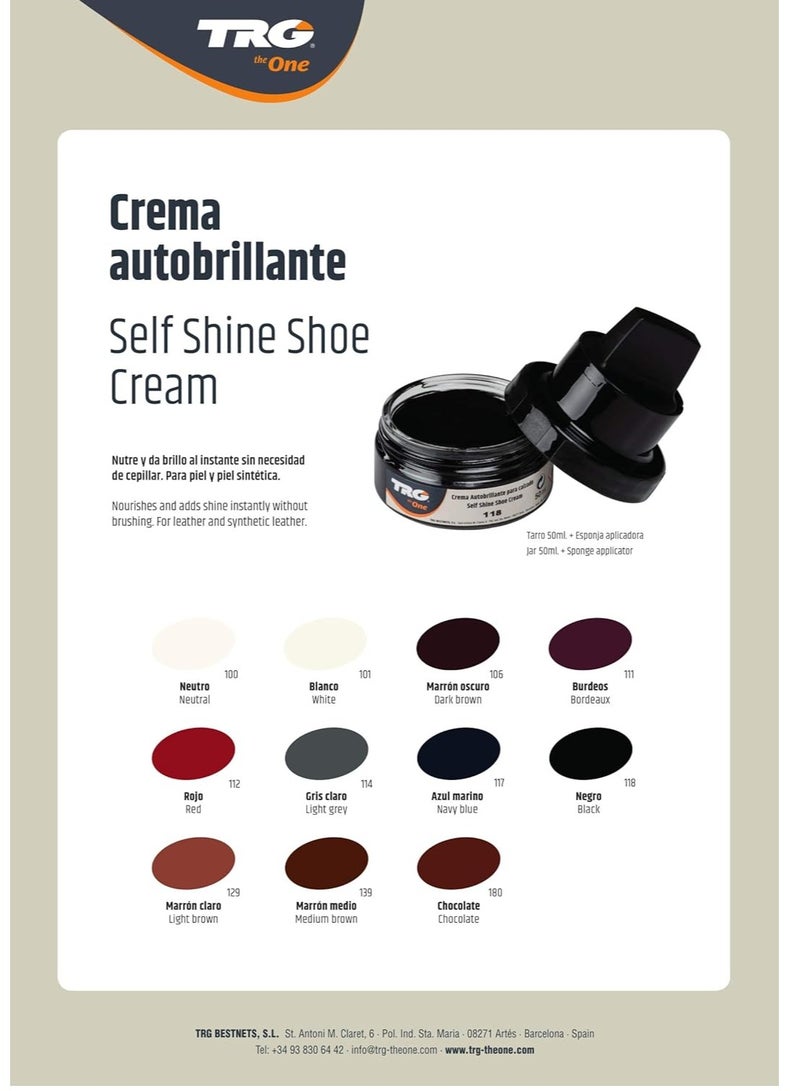 TRG Self Shine Shoe Cream # 114 Light Grey - Image 3