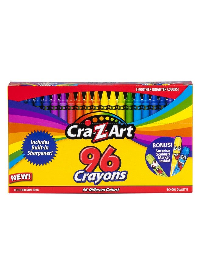 Cra-Z-Art 96ct Crayons in Flip-Top Box with Sharpener - Image 1
