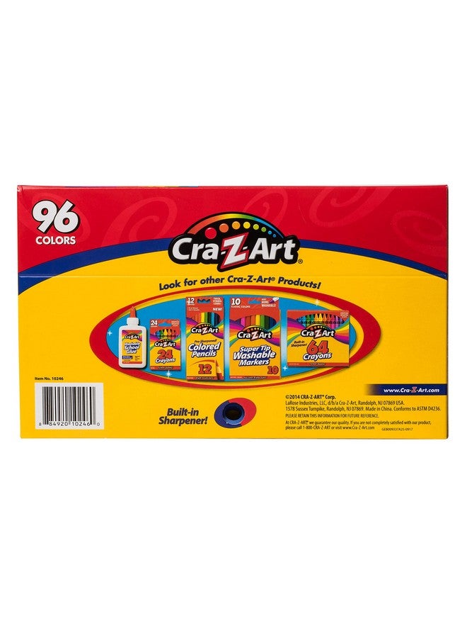 Cra-Z-Art 96ct Crayons in Flip-Top Box with Sharpener - Image 2