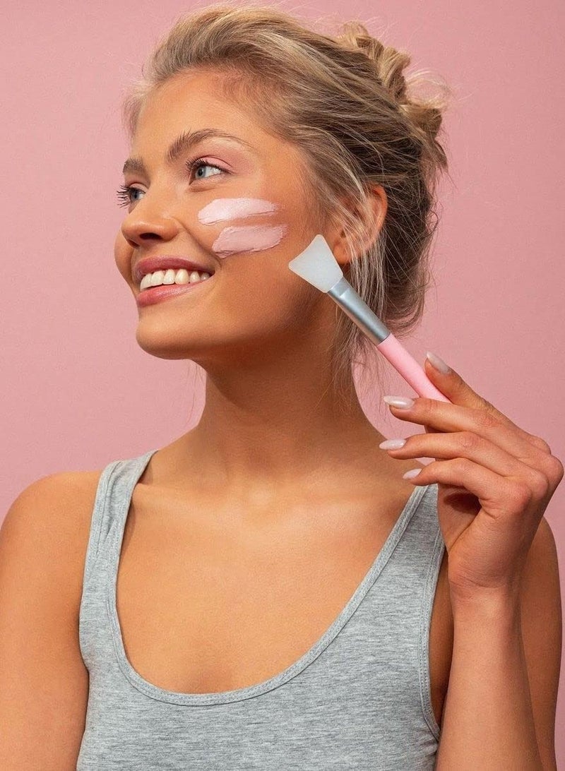 Pink Ginger Mini Plastic Spatula Easy to Apply Thin Layers Evenly Soft Hygienic Easy to Clean for Clay Mask Serum Peel skin care products  - Image 3