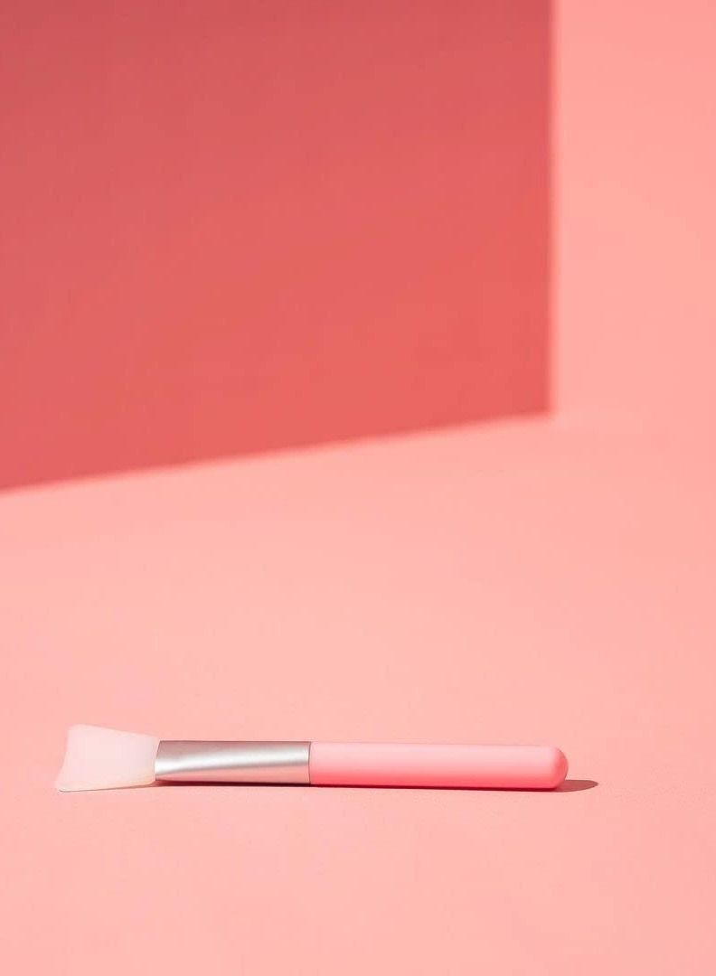 Pink Ginger Mini Plastic Spatula Easy to Apply Thin Layers Evenly Soft Hygienic Easy to Clean for Clay Mask Serum Peel skin care products  - Image 2