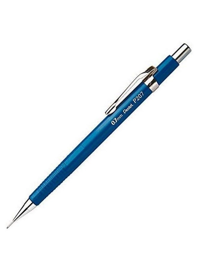 Pentel قلم رصاص ميكانيكي للرسم P207C شارب 0.7 مم برميل أزرق - Image 2