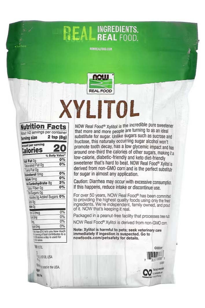 now Real Food, Xylitol, 2.5 lbs (1134 g) - Image 2