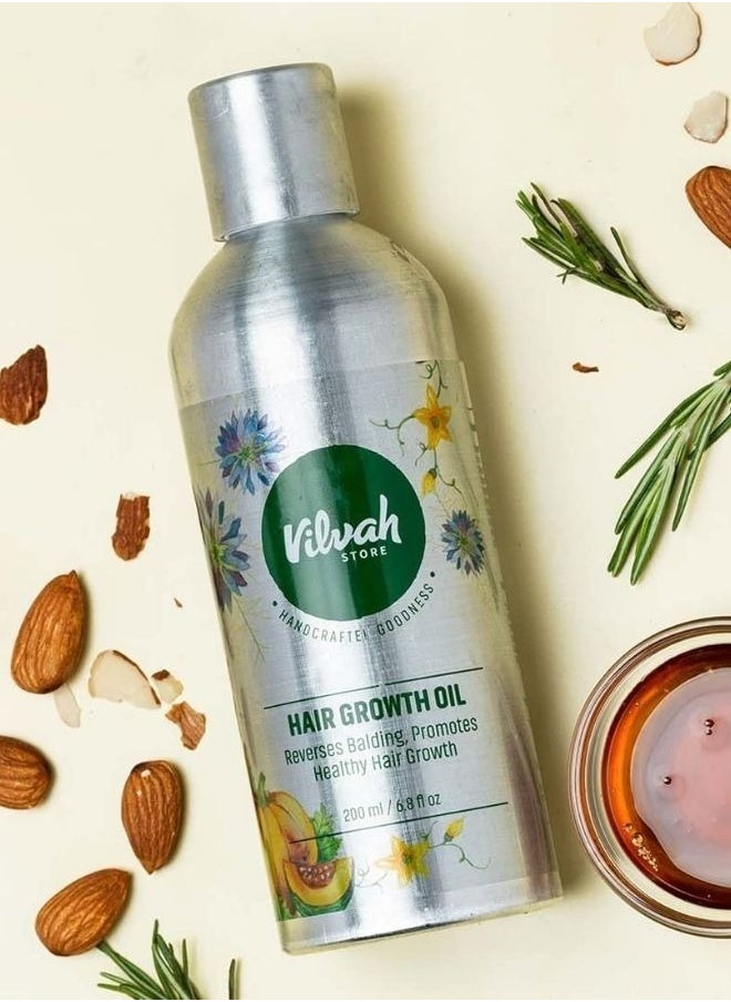 Hair Growth Oil StoHair Growth Oil | Prevents Hair Loss, Reverses Baldness and Treats Premature Greying - 100mlp Hair Loss Baldness Premature Greying 100ml
