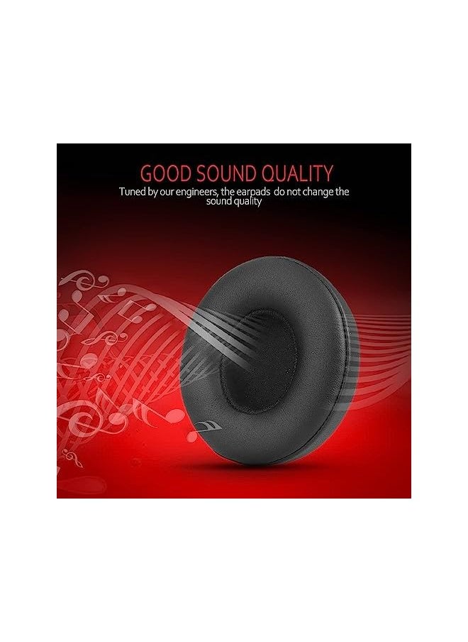 erorex - Replacement Earpads For Beats Headphones Studio 3 2 Wireless Wired Premium Protein Leather Noise Isolation Memory Foam With Crowbar Accessory Studio 2 3 Wired Wireless Black - Image 1