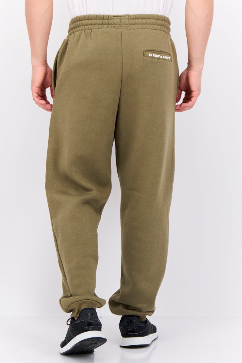 Fudo Men Regular Fit Drawstring Sweatpants, Olive - Image 3