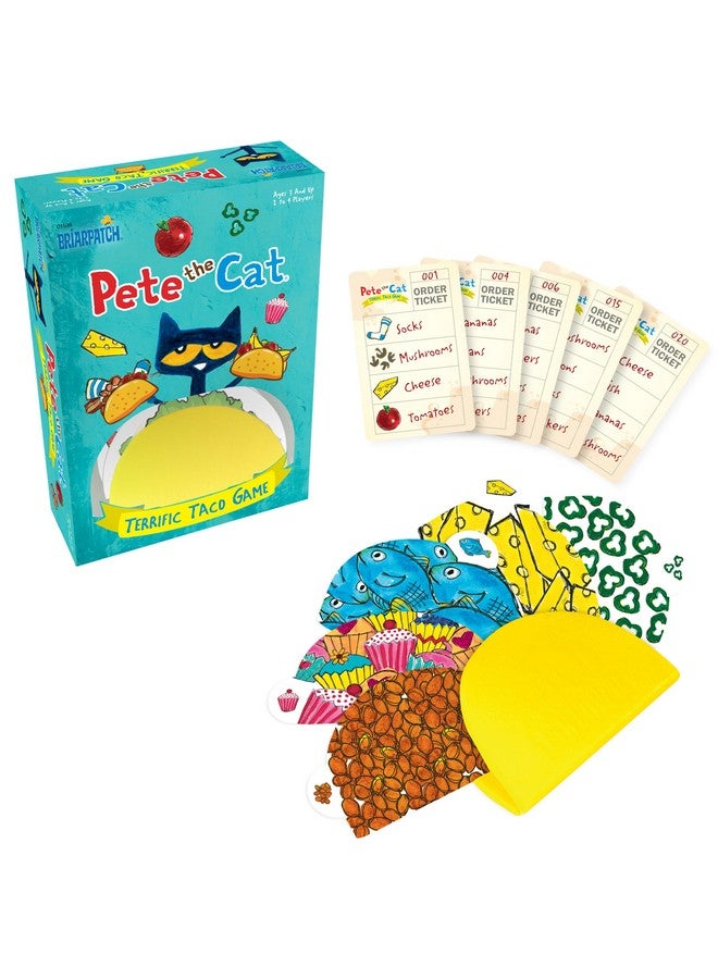 Briarpatch, Pete The Cat Terrific Taco Game, Based On Early Reader Books by James Dean, Preschool Learning for Children - Image 1