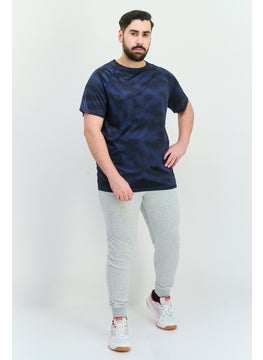 Nordland Men Sportswear Fit Short Sleeve Training T-shirts, Navy Blue  - Image 4