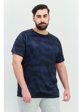 Nordland Men Sportswear Fit Short Sleeve Training T-shirts, Navy Blue  - Image 1