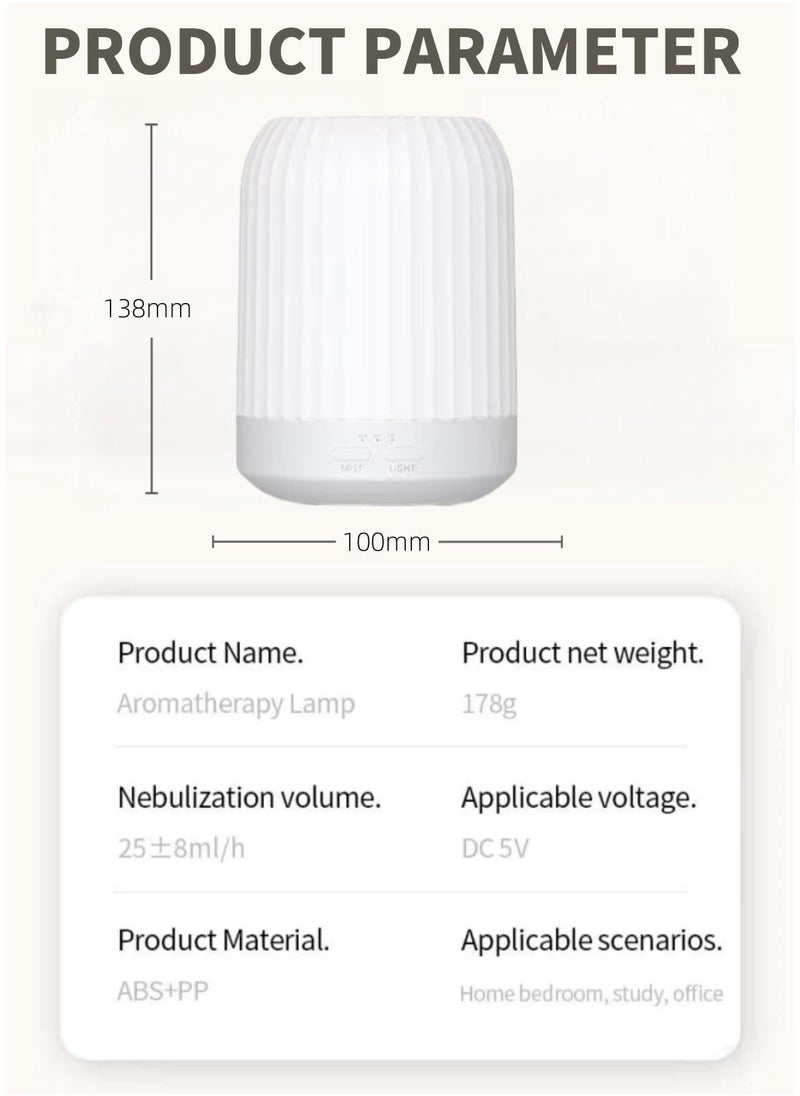 Alruht 250ml Aromatherapy Diffusers, Essential Oil Diffuser, Humidifier, Home Essential Oil Aromatherapy with Auto Shut-Off Function for Office, Home, Bedroom, Living Room  - Image 2