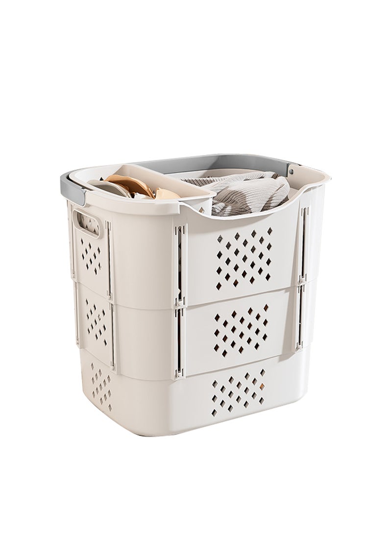 Sharpdo - Bathroom Clothes Storage Basket Dirty Clothes Basket with 1 Underwear - Image 1
