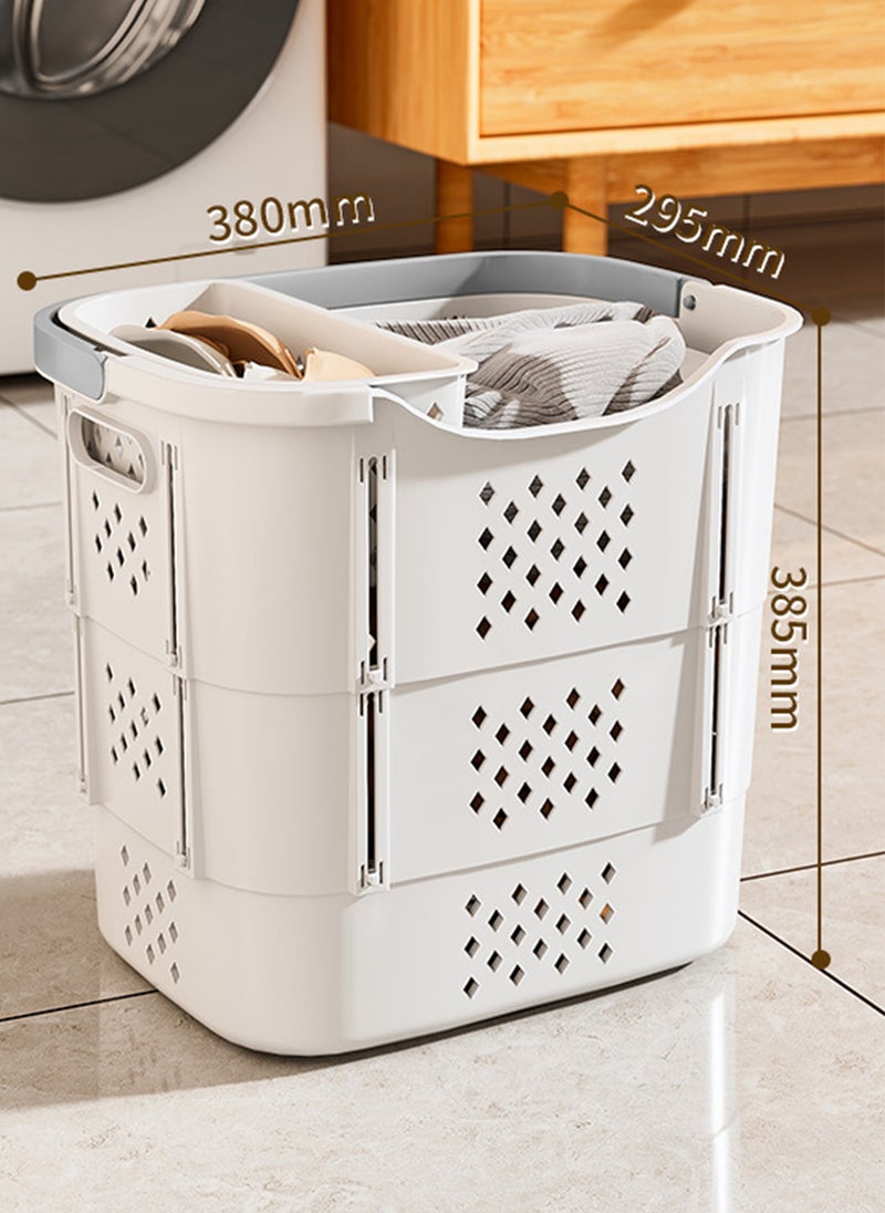 Sharpdo - Bathroom Clothes Storage Basket Dirty Clothes Basket with 1 Underwear - Image 1