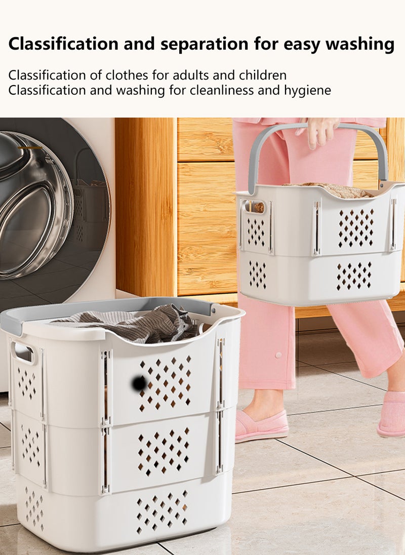 Sharpdo - Bathroom Clothes Storage Basket Dirty Clothes Basket with 1 Underwear - Image 1