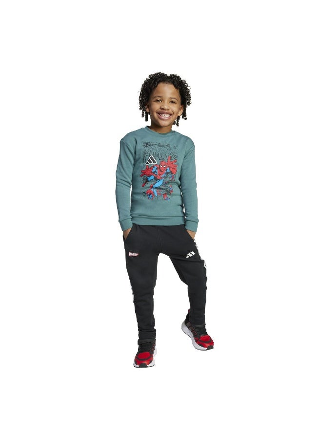 Adidas Lk Mrvl Sm Jog Green Training Suits For Kids 4-5Y - Image 5