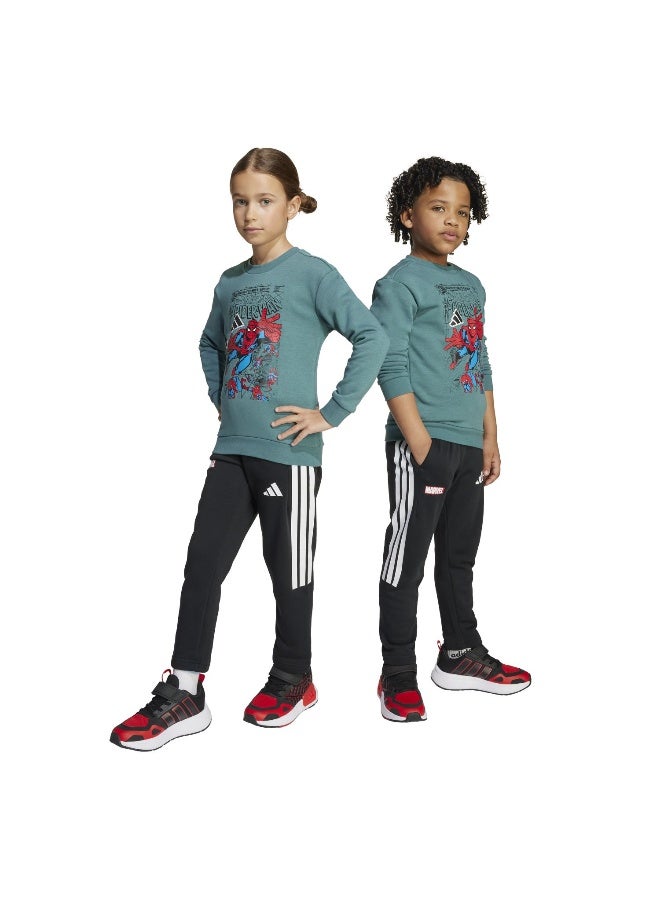 Adidas Lk Mrvl Sm Jog Green Training Suits For Kids 4-5Y - Image 4