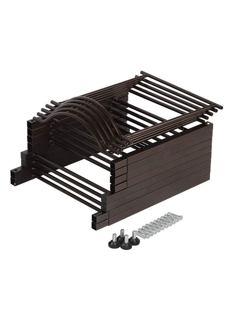 DubaiGallery - Water Cooler Jug Rack 5-Tier Heavy Duty Water Bottle Holder Storage Rack for 5 Gallon Water Dispenser Save Space (Black) - Image 1