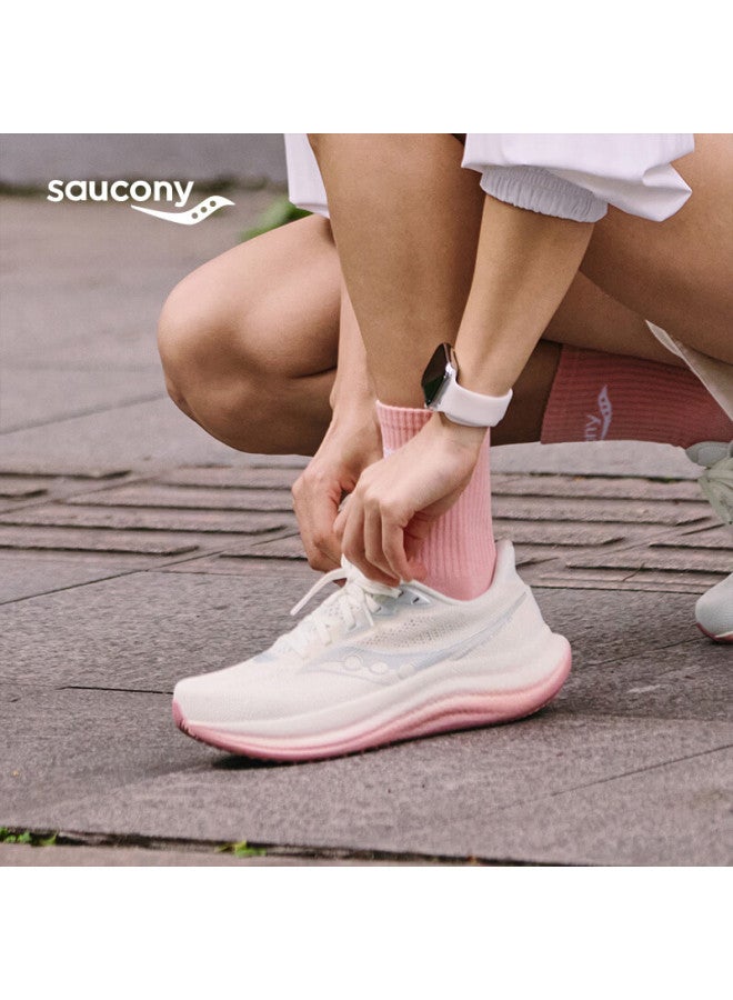 Saucony Triumph 23 Women's Cushioned Responsive Running Shoes Comfortable Sports Shoes Off-white Size 36 - Image 2
