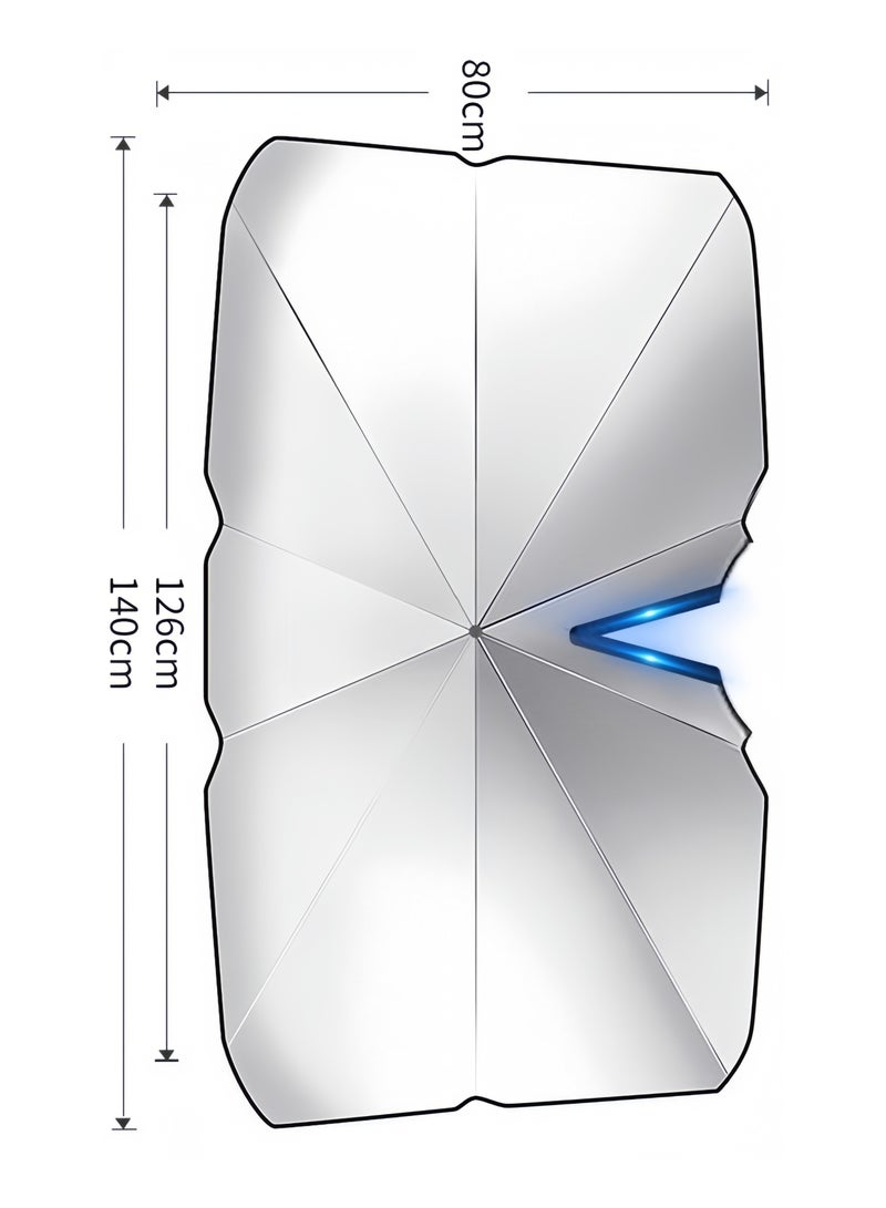 Heyla Foldable Car Sunshade - Image 4