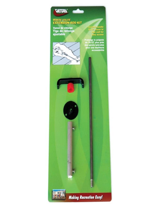 طقم تمديد قضيب صلب لصمام تصريف النفايات Valterra T1046-10VP، فضي