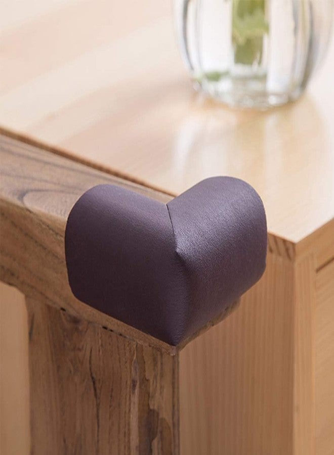 SPOLIK Table Corner Protection Cushion Bumpers, Soft Foam Protectors, Non-Toxic,Cushion Bumpers for Home Furniture Sharp Corners (Brown Pack of 8) - Image 2