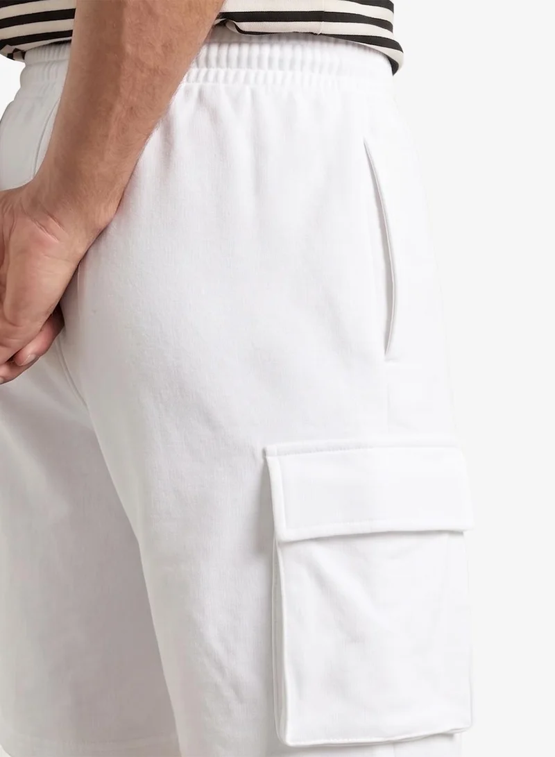 Seventy Five Basics  Regular Fit Cargo Shorts for Men | Best Price UAE