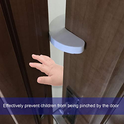 FINENIC Door Pinch Guard （6 Pack） Baby Door Slam Stopper, Soft Foam Door Stopper. Prevents Finger Pinch Injuries, Slamming Doors, and Child or Pet from Getting Locked in Room - Image 3
