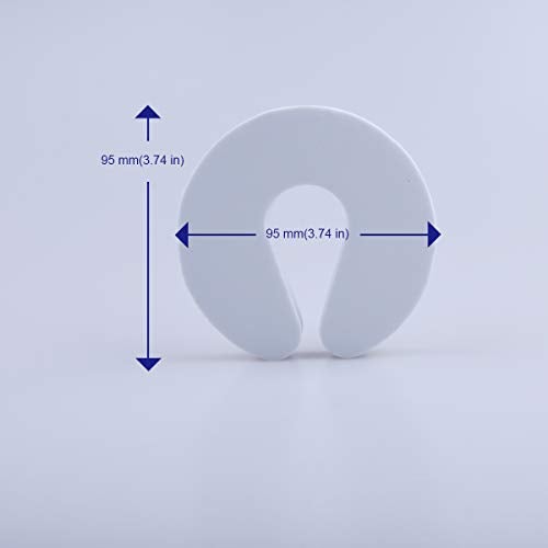 FINENIC Door Pinch Guard （6 Pack） Baby Door Slam Stopper, Soft Foam Door Stopper. Prevents Finger Pinch Injuries, Slamming Doors, and Child or Pet from Getting Locked in Room - Image 4