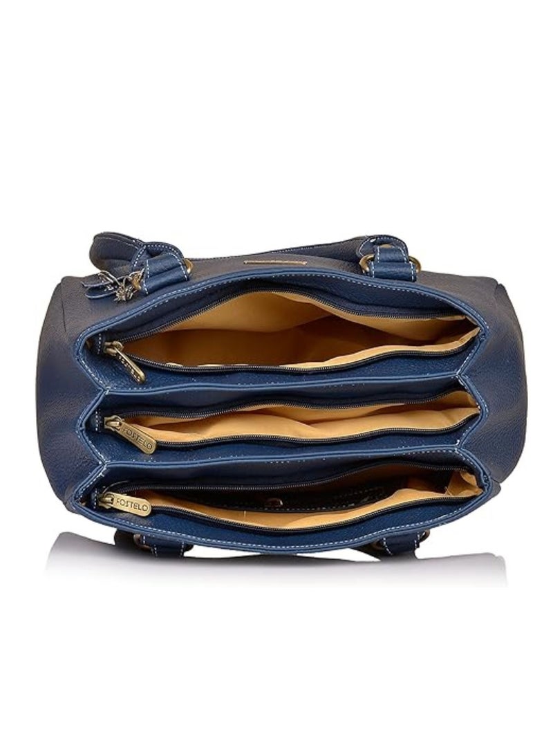 Fostelo Women Shoulder Bags | FSB-1234 | JCZG | Blue  - Image 5