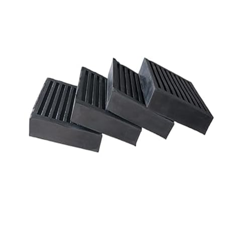 Global Premium Rubber Anti-Vibration Pads to Reduce Noise and Protect Floors, Washing Machines,HVAC Units, Compressors Pack of 4 Pieces(1/2 inch x 4 inch x 4 inch) /Furniture and Washing Machine Pads - Image 5