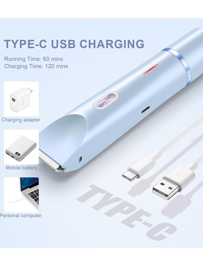 Glow Aura Womens Shaver, Glowshave 2-in-1 Women's Body Shaver, Glow Aura Electric Razor, Glow Aura Bikini Shaver - Image 5