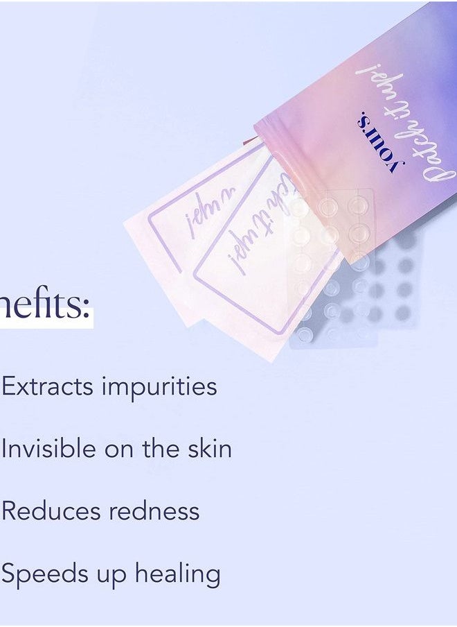 Love From Yours. - Yours Invisible Pimple Patches (54 pcs) | Niacinamide Packed Hydrocolloid Pimple Patches for Overnight Healing | Invisible & Thin - wear Under Makeup | Absorbs gunk & Reduces Redness - Image 1