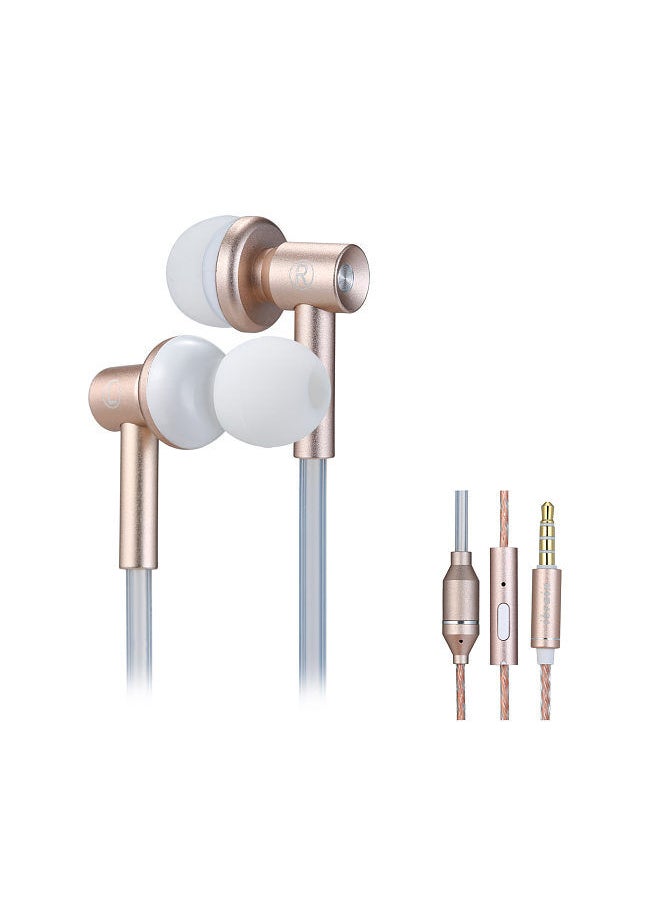 IBrain - FC33-E Radiation Free Air Tube Headphones Aluminum Metal Earbuds with Mic and Volume Control Earphone Stereo Wire Cell Phone Headsets in-Ear Headphones for Smartphone MP3 Tablet PC - Image 1