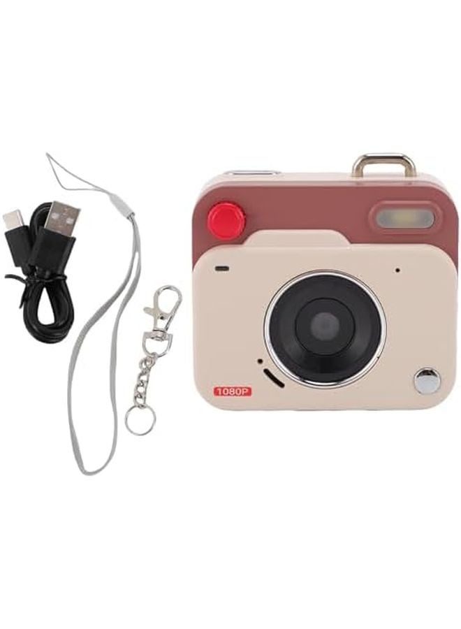 Pink Small Digital Camera 1080p 48mp Point and Shoot OTG Real Time Sharing Auto Cycle Recording - Image 2