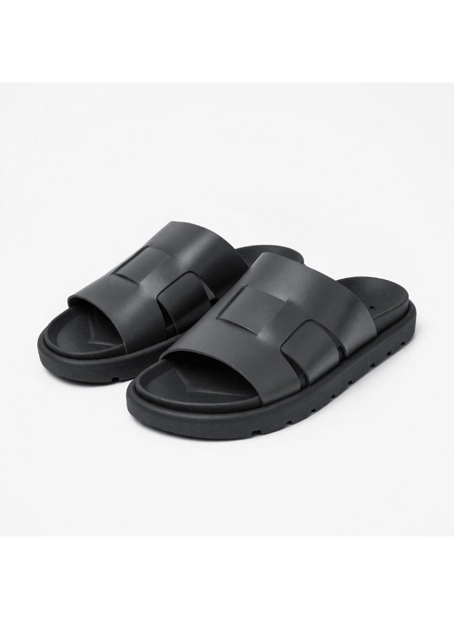 Diffindo Men'S Casual Genuine Leather Slipper - Image 3