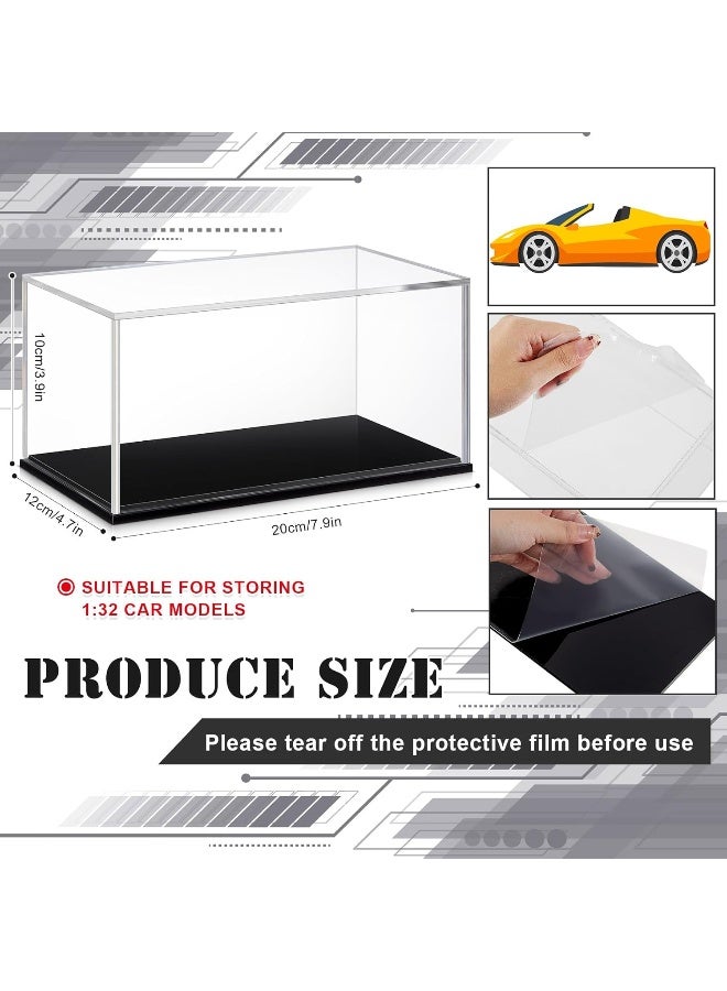 TPGP 3 Pcs Clear Acrylic Display Case For 1:32 Scale Vehicle Model - Image 2