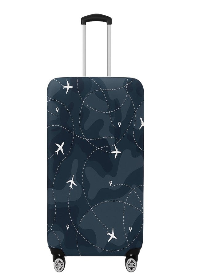 NT CREATION Printed Travel Luggage Cover for Suitcase - Stretchable & Scratchproof Trolley Bag Protector - Image 1