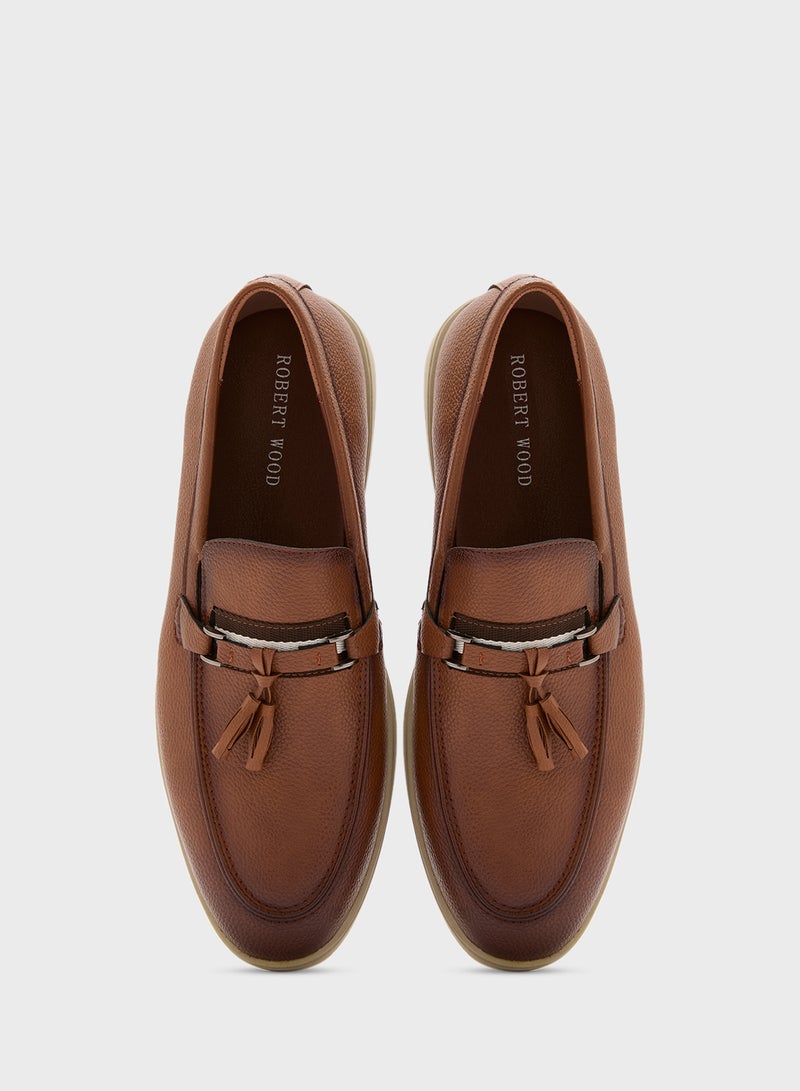 Robert Wood Classic Tassel Penny Loafers - Image 4