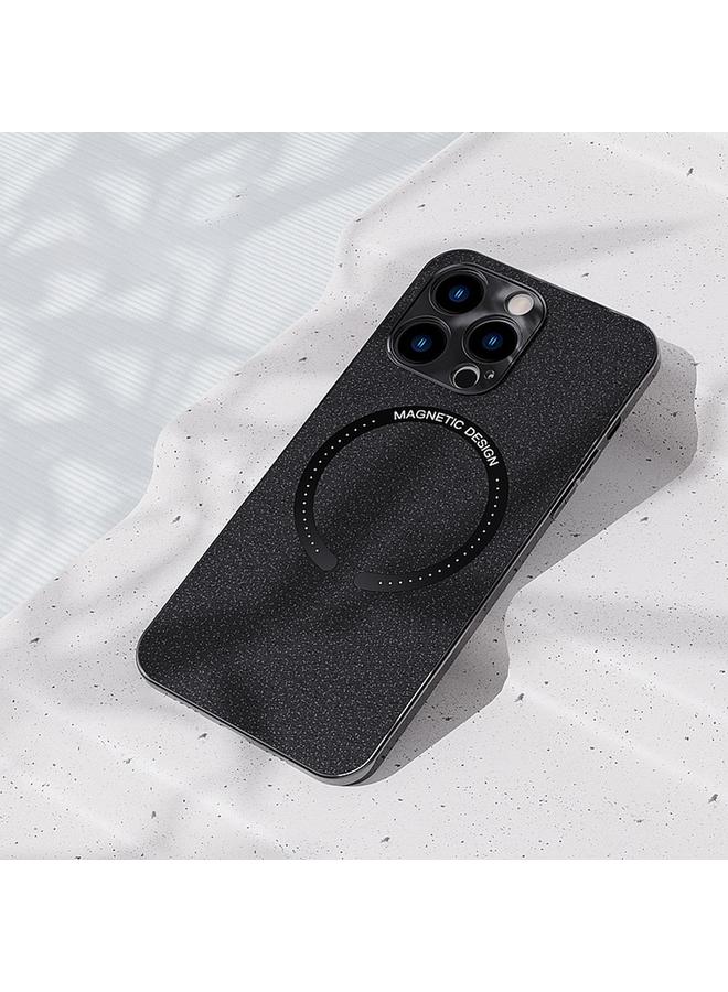 S-TOP Case For iPhone 14 Pro Leather Electroplated Magsafe Case - Image 2