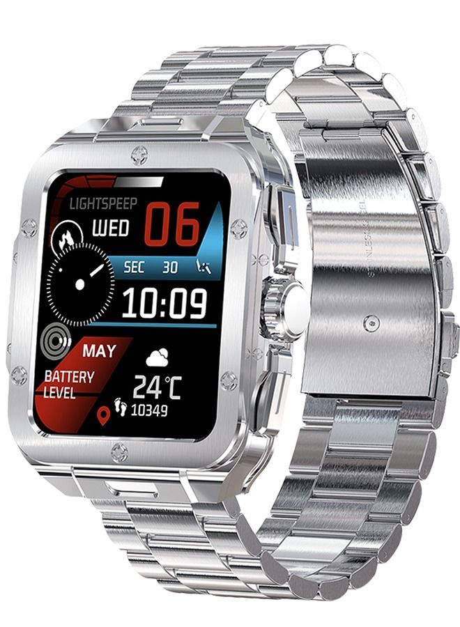 RollsTimi  Smart Watch for Men, Bluetooth Calling Fitness Tracker with Heart Rate Blood Oxygen Monitor IP68 Waterproof Classic Men Sports Watch for iOS Android - Image 1