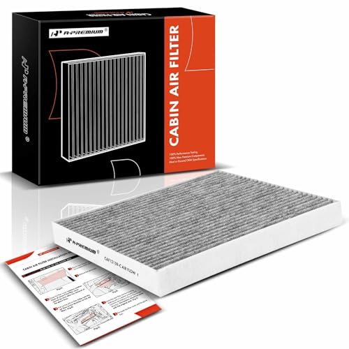 A-Premium Cabin Air Filter with Activated Carbon Compatible with Hyundai Sonata 2016-2019 & Kia Optima 2016-2020 Replace# 97133C1010, PC99206CP - Image 1