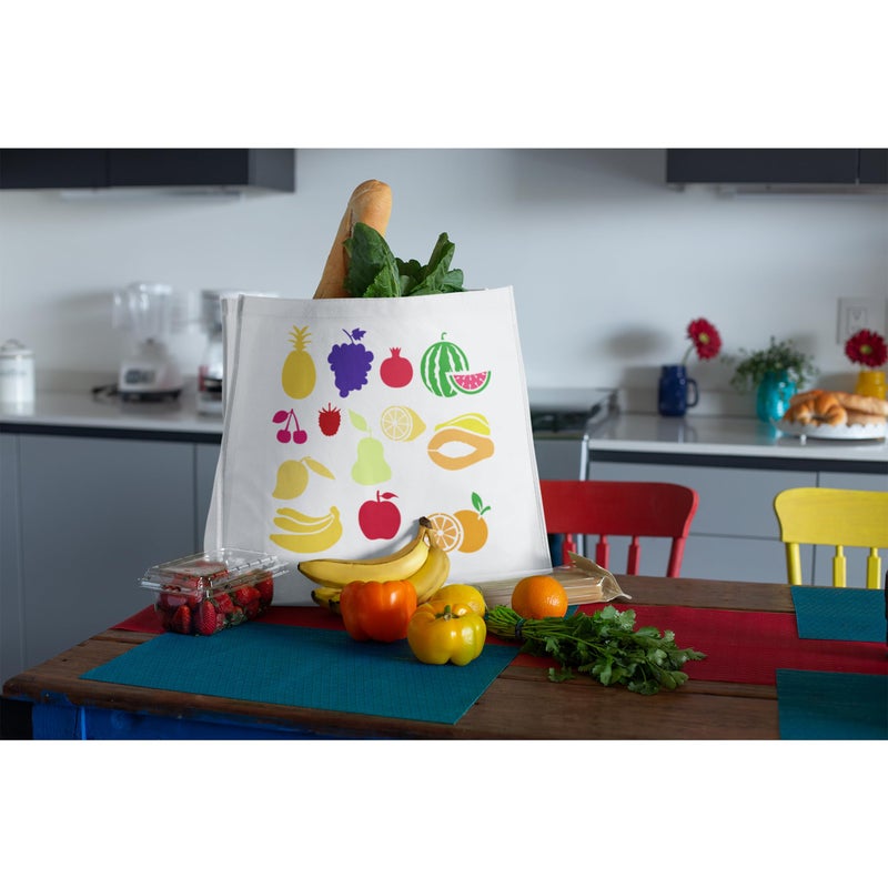 SWAGSTATION Stencils for Kids & Craft - Fruit, Alphabets & More - 12x12 Inches - Image 3
