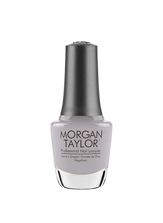 Morgan Taylor Nail Lacquer Cashmere Kind Of Gal Silver Professional Lacquer Vibrant ChipResistant FastDrying LongLasting HighShine Perfect for Manicures Pedicure 05 ounce - Image 1