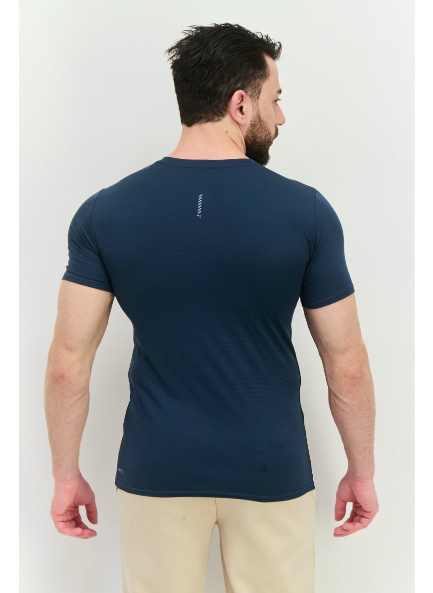 PUMA Men Sportswear Fit Short Sleeve Training T-Shirt, Teal Blue  - Image 3