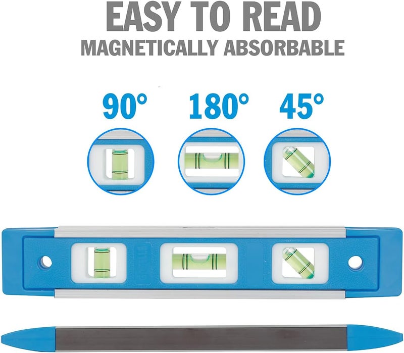 Gazelle Gazelle 9 In. Aluminum Frame Torpedo Level - Image 3