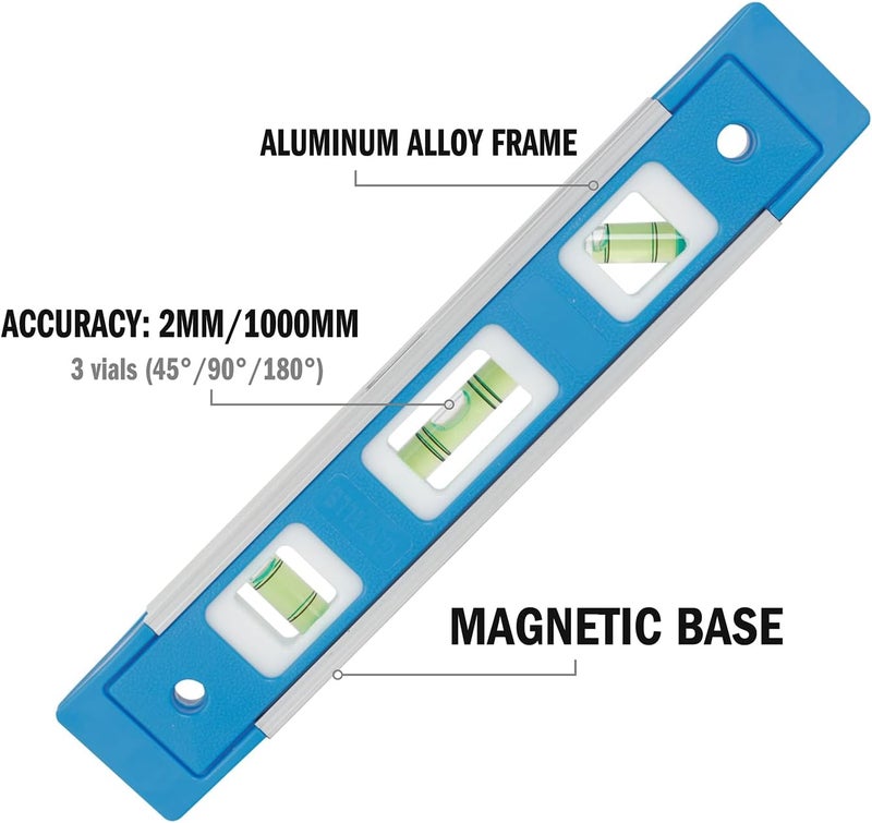 Gazelle Gazelle 9 In. Aluminum Frame Torpedo Level - Image 2