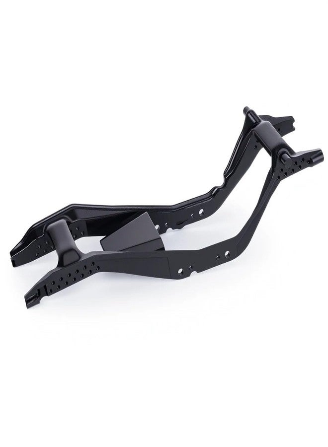 AMK ONE-PIECE CNC SCX30 Chassis Aluminum Frame Rails for Axial SCX30 1/30 RC Crawler, 4x4 Ford Bronco Jeep Wrangler JLU Upgrade Part (Black) - Image 1